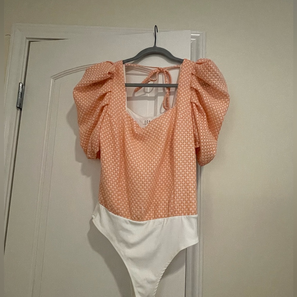 Super Cute Puff Sleeve Bodysuit